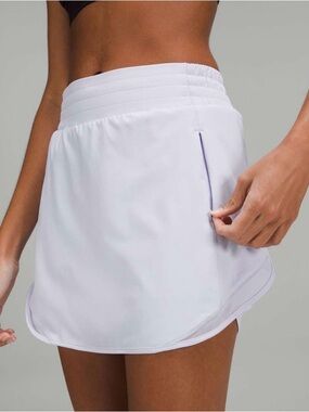 Lululemon Hotty Hot High-Rise Run Skirt, Pastel Blue